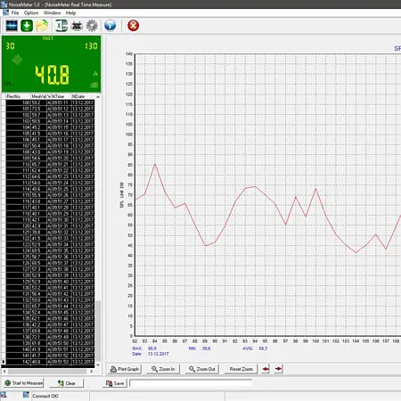 Sound Sensor Screenshot