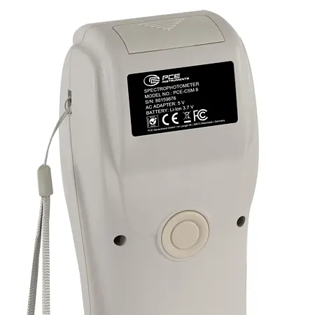 Spectrophotometer Rear side