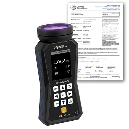 Stroboscope / Stroboscope Light PCE-LES 108UV-365-ICA