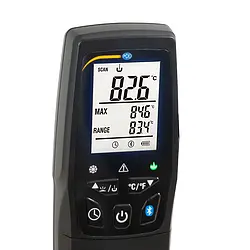Surface Testing - Temperature Meter PCE-IR 90 display