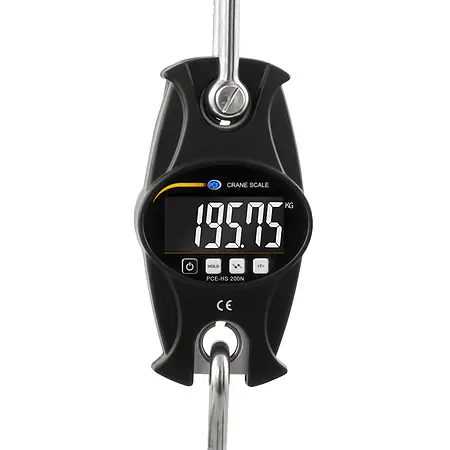 Suspended Scale PCE-HS 200N display