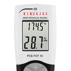 Temperature Meter for Frying Oil PCE-FOT 10 display