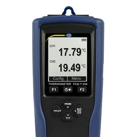 Temperature Meter PCE-T 330 display