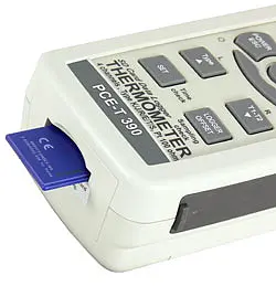 Temperature Meter PCE-T390 SD slot