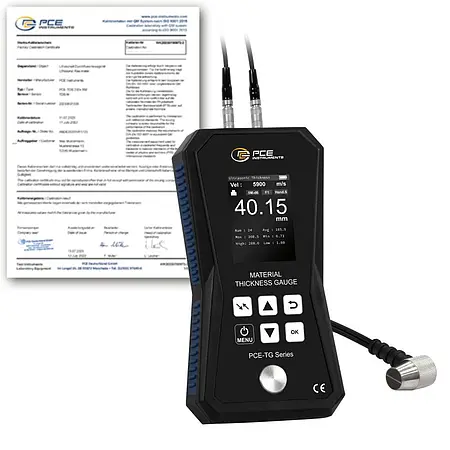 Thickness Meter PCE-TG 75A-ICA incl. ISO calibration certificate