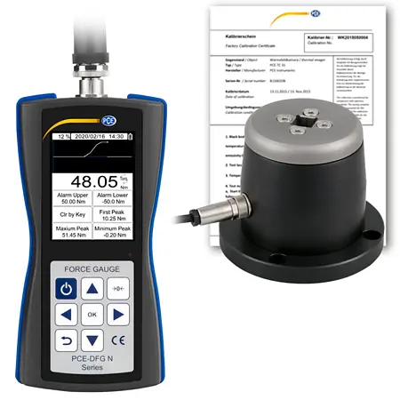 Torque Meter / Torque Tester PCE-DFG N 50TW-ICA