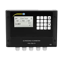 Ultrasonic Flow Meter PCE-TDS 75-ICA display