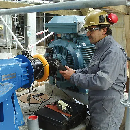 Vibration Meter PCE-TU 3 Application