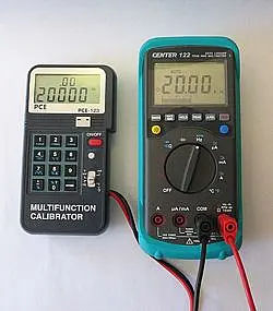 Voltage Calibrator PCE-123 application frequency