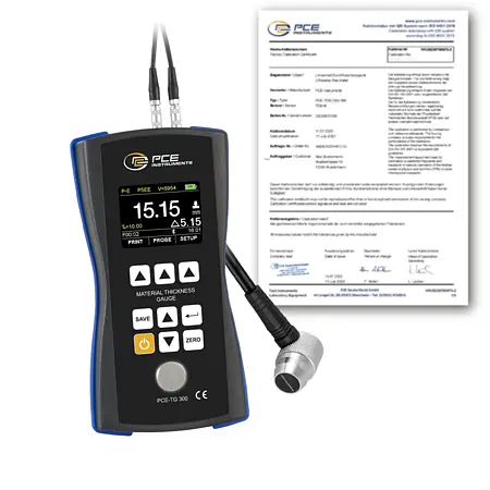 Wall Thickness Meter / Wall Thickness Gauge PCE-TG 300-P5EE-ICA