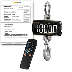 Weighing Hook PCE-CS 1000LD-ICA incl. ISO Calibration Certificate