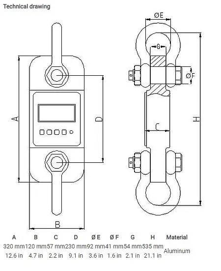 Weighing Hook PCE-DDM 10