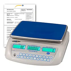 Weighing Platform PCE-PCS 30-ICA Incl. ISO Calibration Certificate