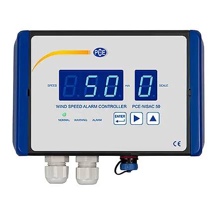 Wind Speed Meter Alarm Controller PCE-WSAC 50