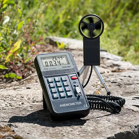 Wind Speed Meter incl. ISO Cal Certificate PCE-007-ICA application