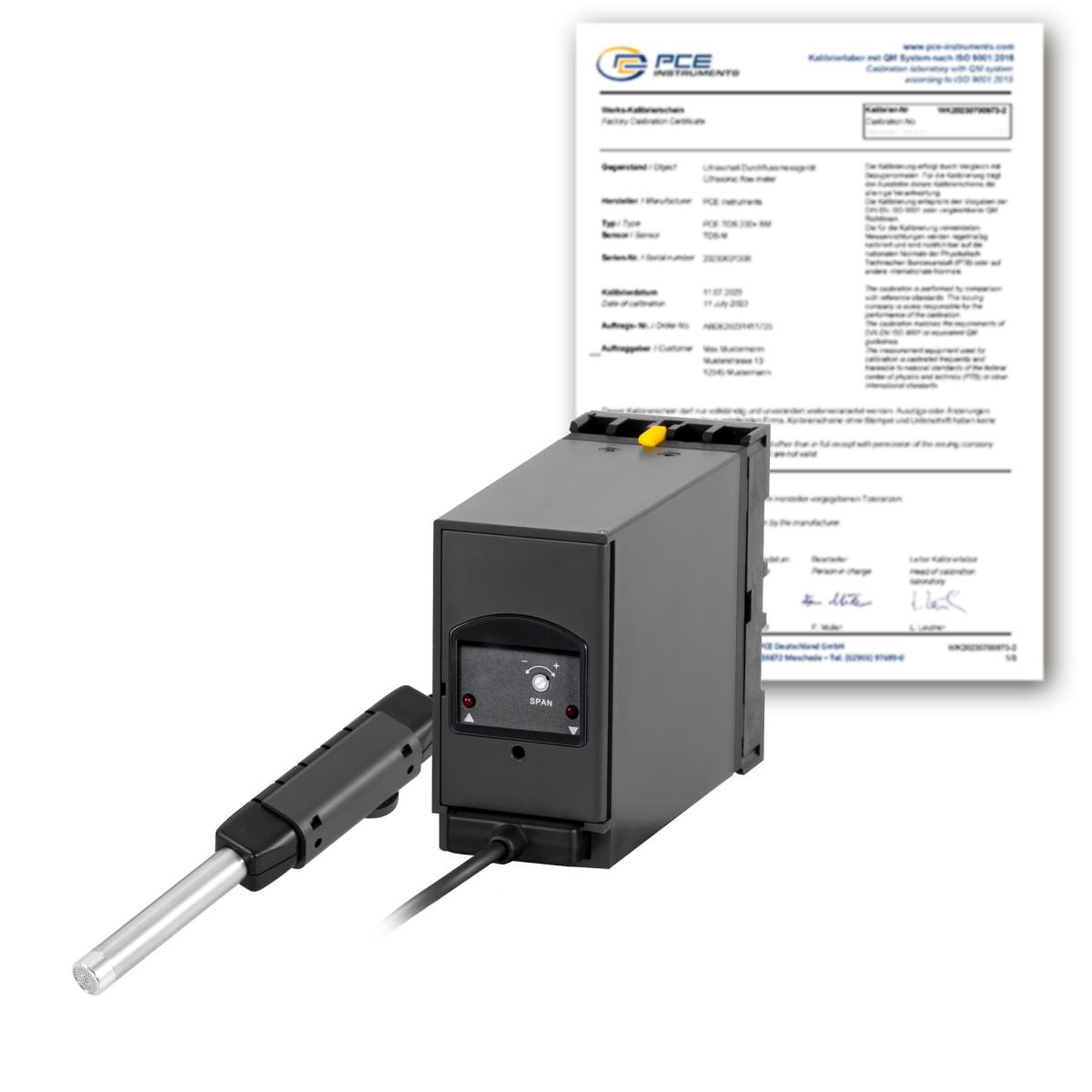 Sound Sensor PCE-SLT-TRM-24V-ICA incl. ISO Calibration Certificate 