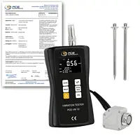 Accelerometer PCE-VM 10-ICA incl. ISO-Calibration Certificate 