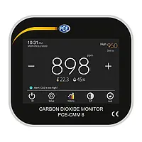 Air Quality Meter PCE-CMM 8 display