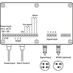 Air Quality Meter PCE-WSAC 50-211 technical drawing