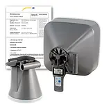 Air Velocity Meter with Flow Hoods PCE-VA 20-SET-ICA incl. ISO Calibration Cert.
