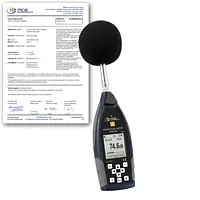Class 1 Data Logging Sound Level Meter w/GPS PCE-432-ICA incl. ISO Cal. Cert. 