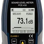 Class 1 Sound Level Meter PCE-430 display 1