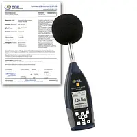 Class 1 Sound Level Meter PCE-430-ICA incl. ISO Calibration Certificate 