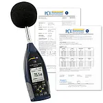 lass 2 Data-Logging Noise Meter / Sound Meter PCE-428 calibration certificates