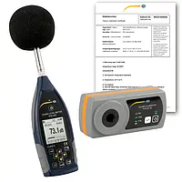 Class 2 Noise Meter / Sound Meter PCE-428-Kit-N-ICA incl. Calibrator + Cal Cert. 