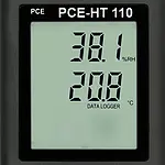 Display of Climate Meter PCE-HT110-ICA incl. ISO Calibration Certificate