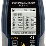 Condition Monitoring Sound Level Meter PCE-430 display 5
