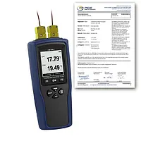 Condition Monitoring Thermometer PCE-T 330-ICA incl. ISO Calibration Certificate 