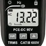 Current Clamp PCE-DC 9EV display