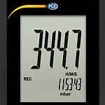 Differential Pressure Manometer PCE-P05 display