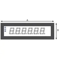 Digital Universal Indicator Technical drawing