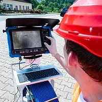 Application of a Drain inspection camera.