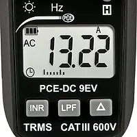 EV Test Instrument display