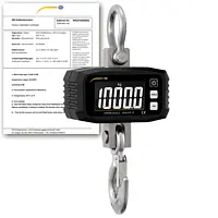 Force Gage PCE-CS 1T-ICA incl. ISO Calibration Certificate 