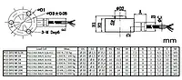 Force Gage PCE-DFG NF 1K technical drawing dimensions