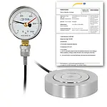Force Gage PCE-HFG 1K-E100-ICA Incl. ISO Calibration Certificate