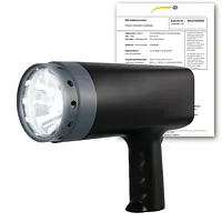 Handheld Strobe Tachometer PCE-OM 15-ICA Incl. ISO Calibration Certificate 