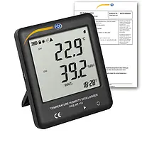 Hygrometer PCE-HT 112-ICA Incl. ISO Calibration Certificate 