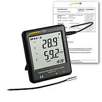 Hygrometer PCE-HT 114-ICA Incl. ISO Calibration Certificate 
