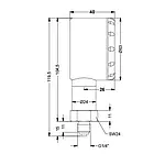 Manometer technical drawing