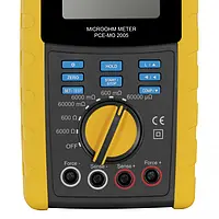 Micro-, milli-, megohmmeter Control panel