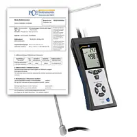 Multifunction Air Flow Meter PCE-HVAC 2-ICA with ISO Certificate 
