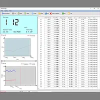 Multifunction Temperature Meter PCE-AM 45 software