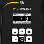 pH Meter PCE-CP 30 display