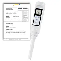 pH Meter PCE-PH 28L-ICA incl. ISO Calibration Certificate 