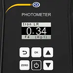 Photometer PCE-CP 11 display